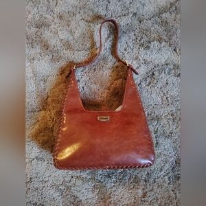 Vintage Guess  Brown Leather Women's Bag In New Condition!